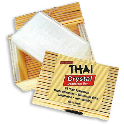 Thai™ Deodorant Stone in Decorative Bamboo Box